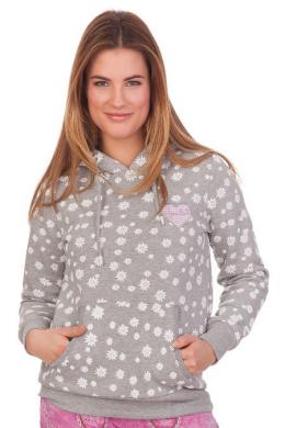 Hangowear Hoodie Damen - LAURA, Grau, L