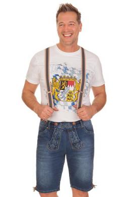 Hangowear Jeans Shorts Herren - LEO, Blau, 52