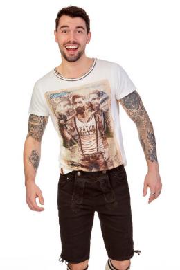 Hangowear Jeans Shorts Herren - RALKO, Dunkelbraun, 60