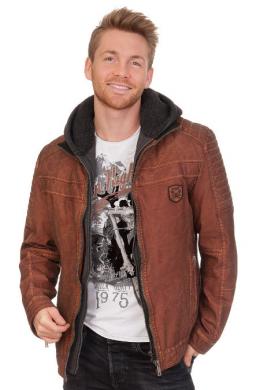 Hangowear Lederjacke Herren - LEOPOLD, Cognac, XXXL