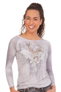 Hangowear Longsleeve Damen - LOLA, Hellgrau, S