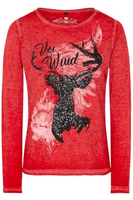 Hangowear Longsleeve Damen - THORDIS, Rot, S