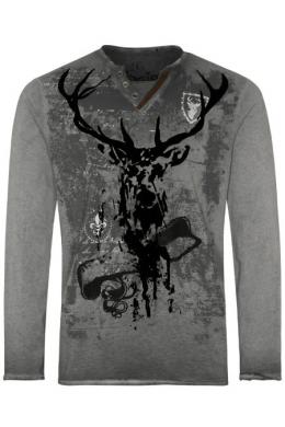 Hangowear Longsleeve Herren - ELVIS, Grau, L
