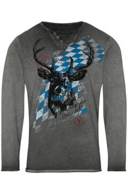 Hangowear Longsleeve Herren - FERDI BAVARIA, Grau, M