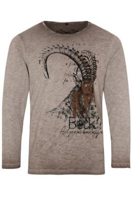 Hangowear Longsleeve Herren - RUDI, Braun, 4XL