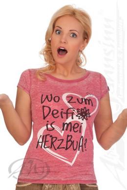 Hangowear Trachtenshirt Damen - ANGIE, Altrosa, M