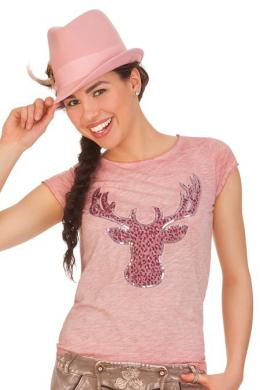 Hangowear Trachtenshirt Damen - BLAINE, Rosa, L