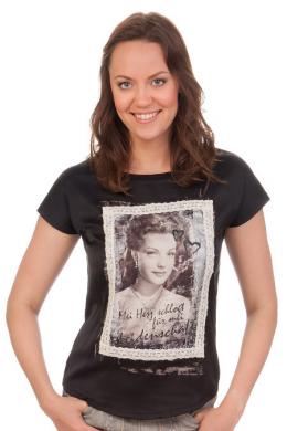 Hangowear Trachtenshirt Damen - LISSY, Schwarz, S