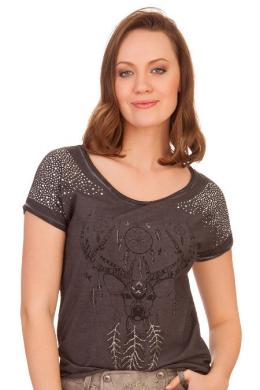 Hangowear Trachtenshirt Damen - RONJA, Anthrazit, L