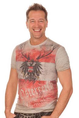 Hangowear Trachtenshirt Herren - BENNI, Beige, XXXL