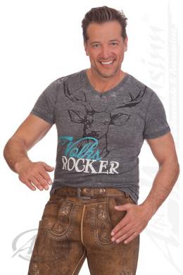 Hangowear Trachtenshirt Herren - CHRISTOPH, Grau, XXL