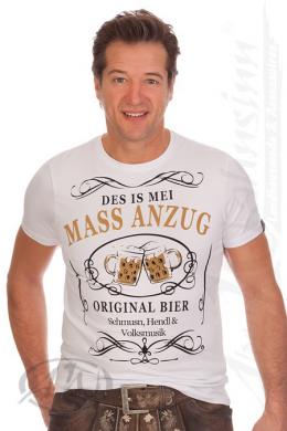 Hangowear Trachtenshirt Herren - CLEMENS, Weiß, XXXL