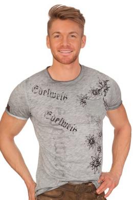 Hangowear Trachtenshirt Herren - KALLE, Grau, L