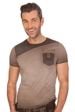 Hangowear Trachtenshirt Herren - MANUEL, Braun, S