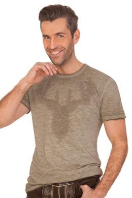 Hangowear Trachtenshirt Herren - MARLON, Khaki, M