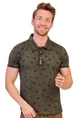 Hangowear Trachtenshirt Herren - PATRICK, Oliv, XXL