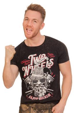 Hangowear Trachtenshirt Herren - ROBIN, Schwarz, XXL