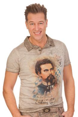 Hangowear Trachtenshirt Herren - ROLMONT, Beige, 7XL