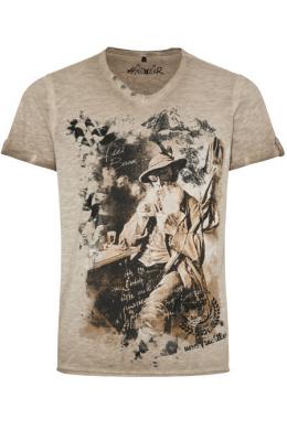 Hangowear Trachtenshirt Herren - THEO, Beige, M
