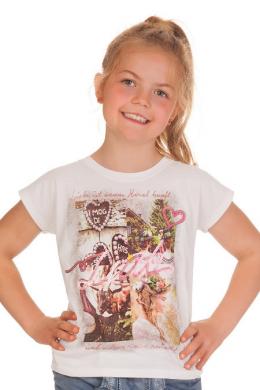 Hangowear Trachtenshirt Kind - ISKA KIDS, Weiß, 110/116