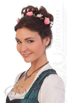 Happy4You Haarband Blumen - FILZROSEN/MARGERITEN, Rosa