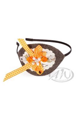 Happy4You Haarschmuck Dirndl - HAARREIF, Orange