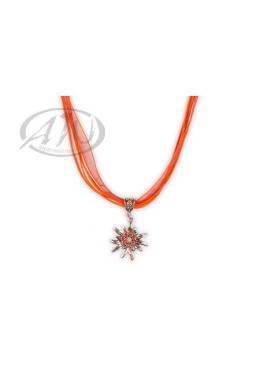 Herbert Hahn Trachtenkette - EDELWEISS WACHSBANDL, Orange