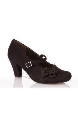 Hirschkogel Trachtenpumps - DIANA, Schwarz, 38