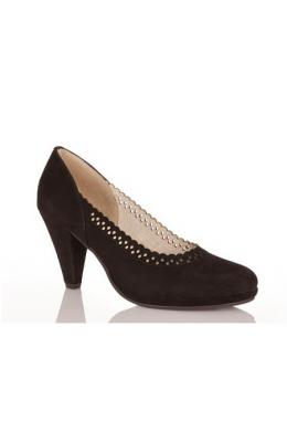 Hirschkogel Trachtenpumps - DOROTHEA, Schwarz, 42