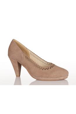 Hirschkogel Trachtenpumps - DOROTHEA, Taupe, 36