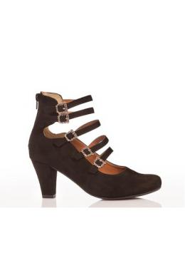 Hirschkogel Trachtenpumps - ELVIRA, Schwarz, 40