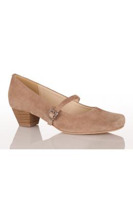 Hirschkogel Trachtenpumps - LARA, Taupe, 36