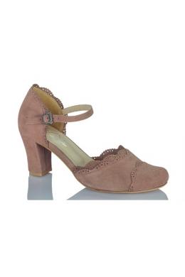 Hirschkogel Trachtenpumps - MARIANA, Altrosa, 40