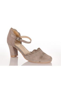 Hirschkogel Trachtenpumps - MARIANA, Hellgrau, 36