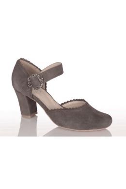 Hirschkogel Trachtenpumps - SOPHIA, Anthrazit, 40