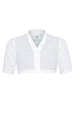 Isar-Trachten Dirndlbluse Kinder - LIYANA, Weiß, 176