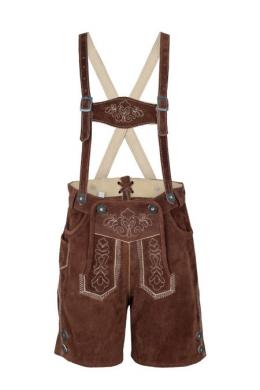 Isar-Trachten Lederhose Kinder - JANNIS, Kamel, 98