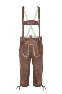 Isar-Trachten Lederhose Kinder - LEVIN, Kamel, 116
