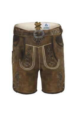 Isar-Trachten Lederhose Kinder - MILO, Eiche, 122