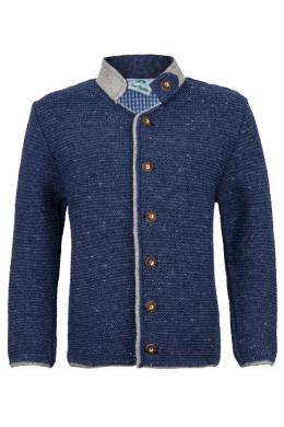 Isar-Trachten Trachtenjacke Kinder - LIAS, Jeansblau, 164