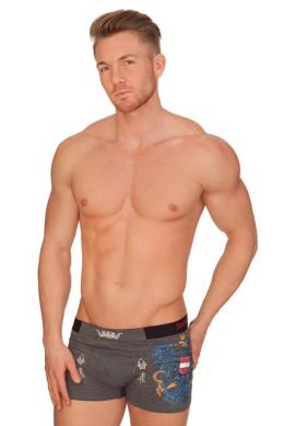 Krüger Buam Boxershorts - AUSTRIA, Grau, S