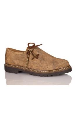 Krüger Buam Haferlschuhe - BENEDIKT, Braun Rustik, 48