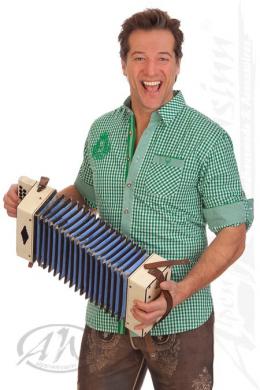 Krüger Buam Trachtenhemd - CARLO, Grün, S