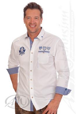 Krüger Buam Trachtenhemd - WILLI, Blau, XXL