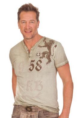 Krüger Buam Trachtenshirt Herren - VIKTOR, Helloliv, XL