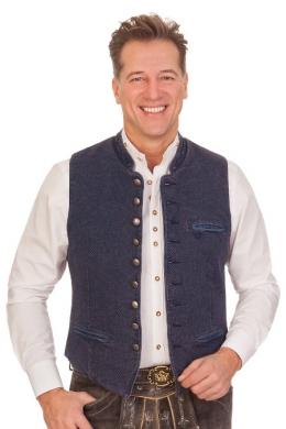 Krüger Buam Trachtenweste - LUCAS, Marine, 54