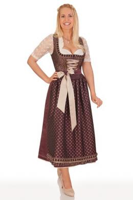 Krüger Collection Dirndl lang 2tlg. - WILHELMINA, Bordeaux, 38
