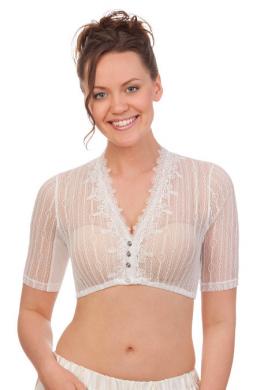 Krüger Collection Dirndlbluse - AMMANDA, Ecru, 48