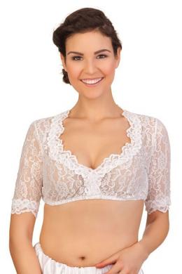 Krüger Collection Dirndlbluse - AURELIA, Weiß, 36