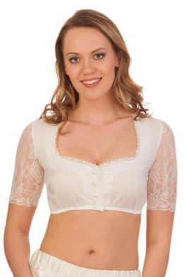 Krüger Collection Dirndlbluse - CHARLOTTE, Ecru, 48
